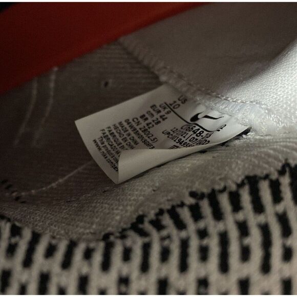 Nike Alpha Menace Elite 3 White Black University Red CT6648-103 Men's Size 10 - Picture 6 of 7